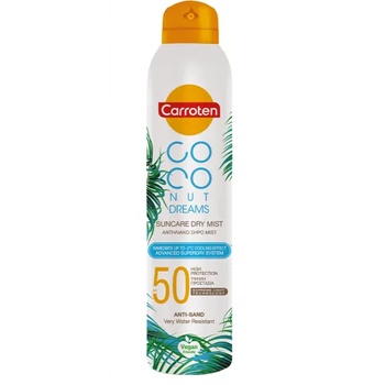 Image 1 of Carroten Coconut Dreams Suncare Dry Mist - Слънцезащитен сух спрей мист SPF50, 200мл