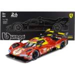 BBurago Модели на автомобили и мотоциклети модел 1/18 Ferrari 499P NR. 50 Winner Le Mans 2024 - Deluxe edice (TRS7940-4056)