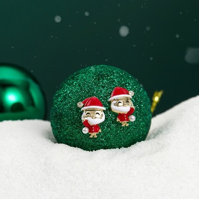 Éternelle vánoční Santa Claus E1383/MCK zlatá