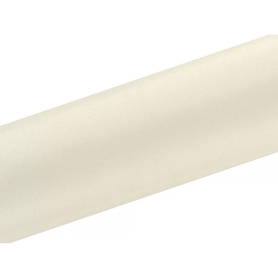 Dekorační satén krémový 0.36x9m