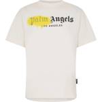 Palm angels Тениска PALM ANGELS Men's Spray T-Shirt - White/Yellow