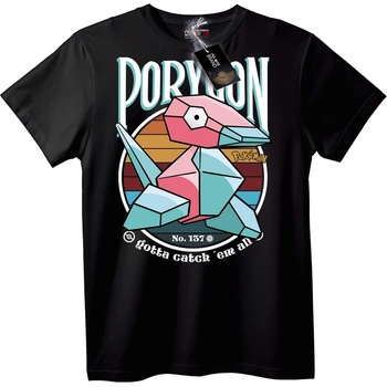 NOONEBRAND Porygon Pokémon Тениска - 2XL, Black