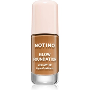 Notino Foundation Glow foundation with SPF 50 & plant extracts озаряващ фон дьо тен SPF 50 01 Medium Deep Warm 30ml