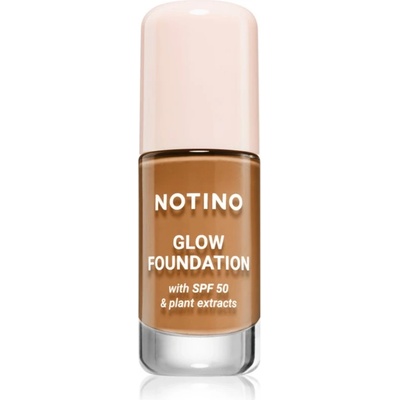 Notino Foundation Glow foundation with SPF 50 & plant extracts озаряващ фон дьо тен SPF 50 01 Medium Deep Warm 30ml