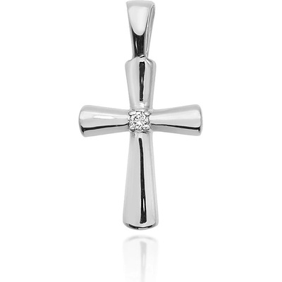 Blink Blink Zlatý diamantový prívesok KRÍŽIK 4606BDB