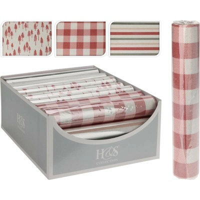 H&S stredový pás 28cm x 2,5m rôzne farby a motívy so striebornou niťou