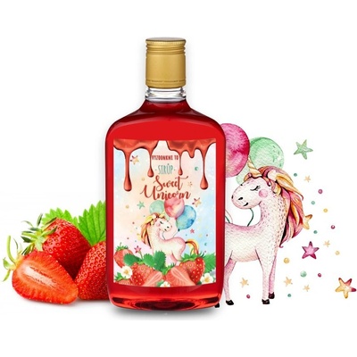 Lipoo sirupy SWEET UNICORN jahoda 0,5 l