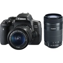 Canon EOS 750D + 18-55mm IS STM + 55-250mm IS STM (0592C090AA)