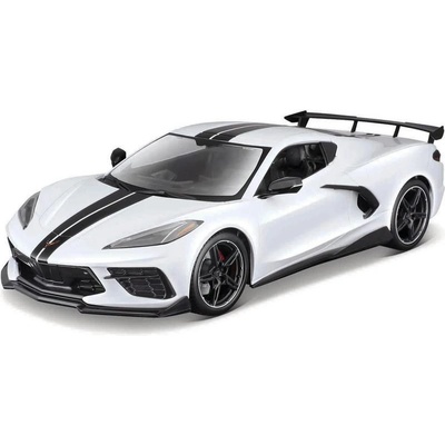 Maisto Chevrolet Corvette Stingray Coupe 2020 bílá W 1:18