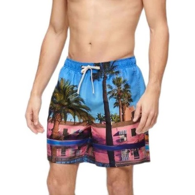 Superdry Бански гащета Superdry Photographic 17´´ swimming shorts - Multicolor (Palm Blue)