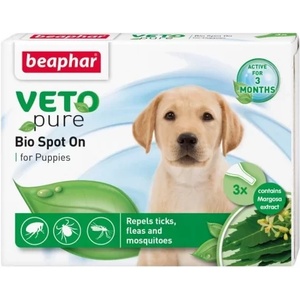 Beaphar Veto Био Спот Он малки кученца - 3 бр