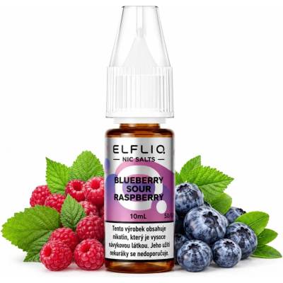 Elf Bar Elfliq Salt BLUEBERRY SOUR RASPBERRY 10 ml 20 mg