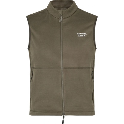 Pas Normal Studios Escapism Performance Fleece Vest dark stone