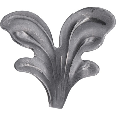 List plechový 70 x 70 x 2 mm, pravý
