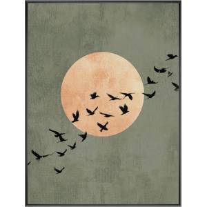 Styler Печатна картина с включена рамка 60x80 cm Midnight Flight - Styler (DB-00006)
