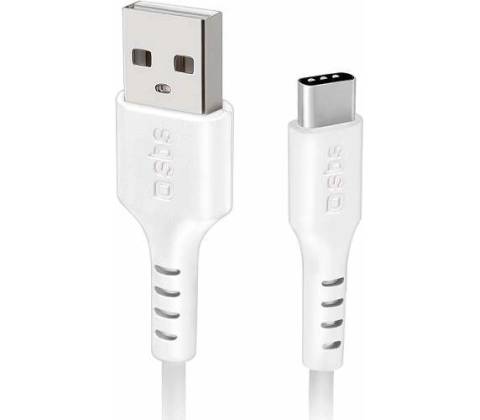 SBS TECABLEMICROC15W USB-C/USB, 1,5m, bílý