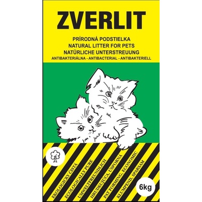Zverlit hrubá podstielka pre mačky zelená 6 kg