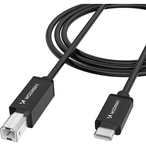 Wozinsky Кабел за принтер и други външни устройства USB-C Male към USB-B Male - Wozinsky USB-C To USB-B 2.0 Printer Cable (черен) (200 см) (WKDDY2S)