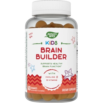 Nature's Way Kids Brain Builder, 60 желирани таблетки, Nature's Way (13882)