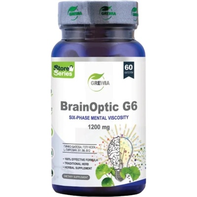 Grewia BrainOptic G6 | Six-Phase Mental Viscosity [60 капсули]