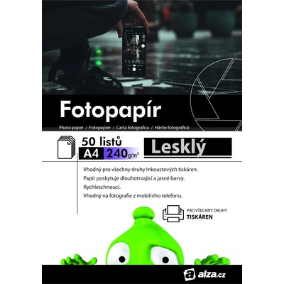 Alza Fotopapier A4 240 g lesklý