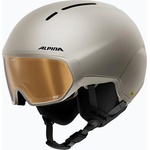 Alpina Скиорска каска Alpina Vizzard QV MIPS sand matt