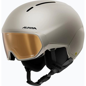 Alpina Скиорска каска Alpina Vizzard QV MIPS sand matt
