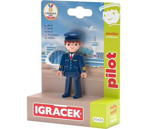Efko Igráček Pilot figurka s příslušenstvím