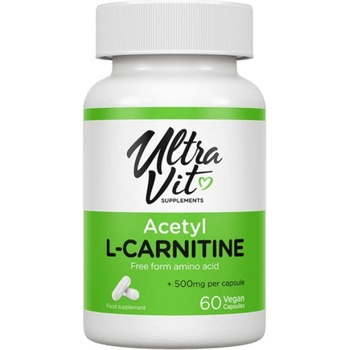 Image 1 of UltraVit by VPLab Acetyl L-Carnitine 500 mg [60 капсули]