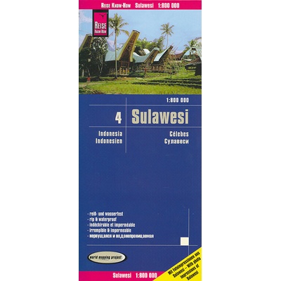 Reise Know-How Landkarte Sulawesi 1:800.000 - Indonesien 4