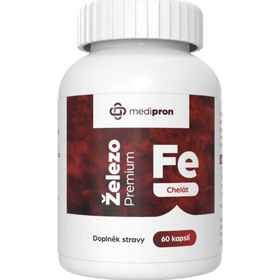 medipron Železo Premium chelát 60 kapslí