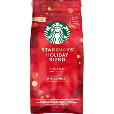 Starbucks Holiday Blend limitovaná edice Medium Roast káva 190 g – Hledejceny.cz