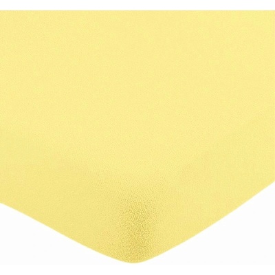 Tibex Prostěradlo froté citronové 90x200