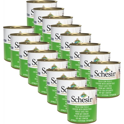 Schesir dog Adult kuracie s hráškom 16 x 285 g