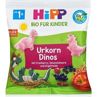HiPP Био Зърнени динозаври с плодове - 30 гр