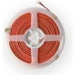 Secutek Ултратънка червена COB LED лента, 5 m, 12 V, 480 LED/m