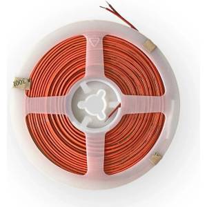 Secutek Ултратънка червена COB LED лента, 5 m, 12 V, 480 LED/m