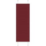 vidaXL Плисирана щора, бордо червена, 45x100 см, ширина на плата 44, 4 см, полиестер (4015217)
