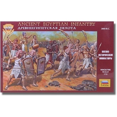 Zvezda figúrky Egyptian Infantry 1:72