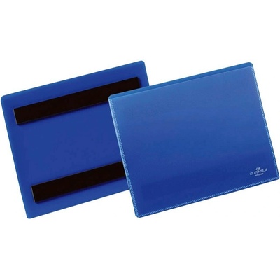 DURABLE Logistické vrecko, A6, na šírku, DURABLE, magnetické, tmavomodré