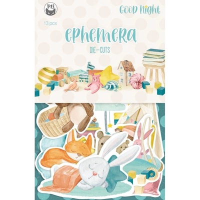 P13 Papírové výřezy Ephemera Good Night, 13ks