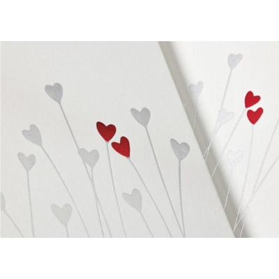 Walther Bleeding Heart 28x30,5 50 white Pages Wedding UH202