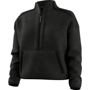 Smartwool Дамски вълнен пуловер Smartwool Women's Second Cut Fleece 1/2 Zip Fleece jumper - Charcoal (105-7747-0113)