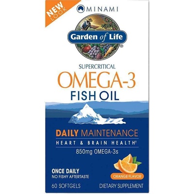 Garden of Life Minami Nutrition Omega-3 EPA-DHA pomeranč 60 tobolek