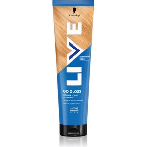 Schwarzkopf LIVE Colour + Care подхранваща тонираща маска За коса цвят Strawberry Soda 150ml