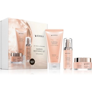 KORIKA HI-TECH LIPOSOME Barrier Restoring Set 3 pcs успокояващ комплект за укрепване на кожната бариера
