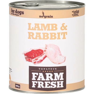 Topstein Farm Fresh jahňa a králik 800 g