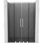 Mexen Velar L Duo плъзгащи се душ врати 150 см, графит, бял - 871-150-003-42-20 (871-150-003-42-20)