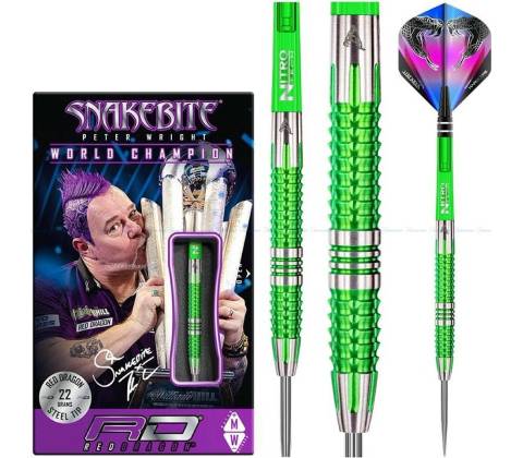 RedDragon Peter Wright Snakebite Mamba2, 22g, 90% wolfram