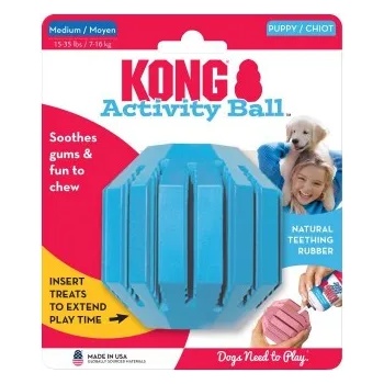 KONG puppy actyvity ball medium - играчка за куче от гума - САЩ - kp22